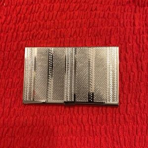 Coach metal card case